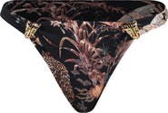 L'AGENCE Jean Jungle Scoop Bikini Bottoms