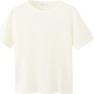 MANGO Short Sleeve Sweater