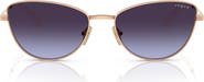 VOGUE 56mm Polarized Butterfly Sunglasses