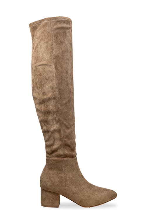 Chase & Chloe Chase And Chloe Wynter Over The Knee Boot In Brown