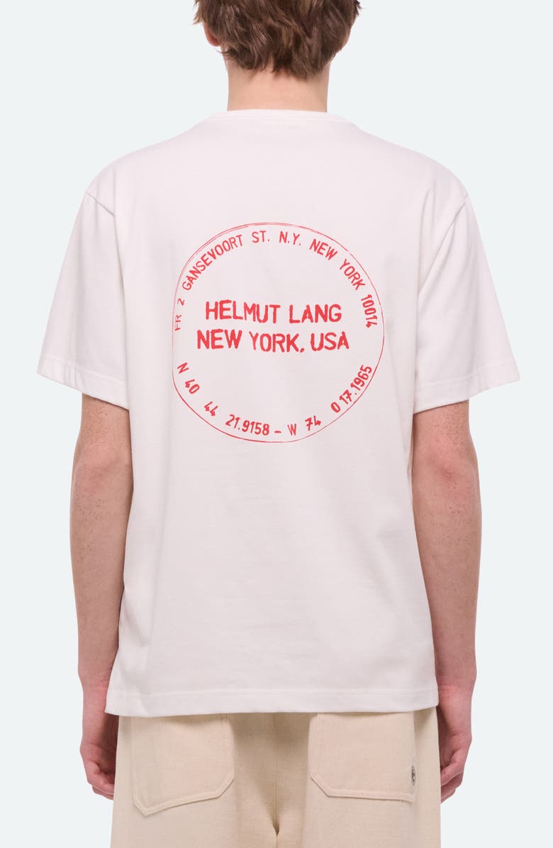 Helmut Lang Stamp Cotton Graphic T-Shirt, Alternate, color, 