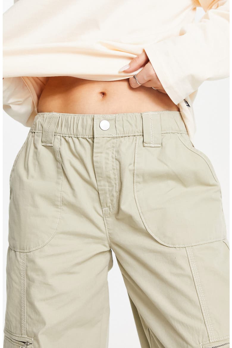 Pull-On Cargo Trousers, Alternate, color, KHAKI