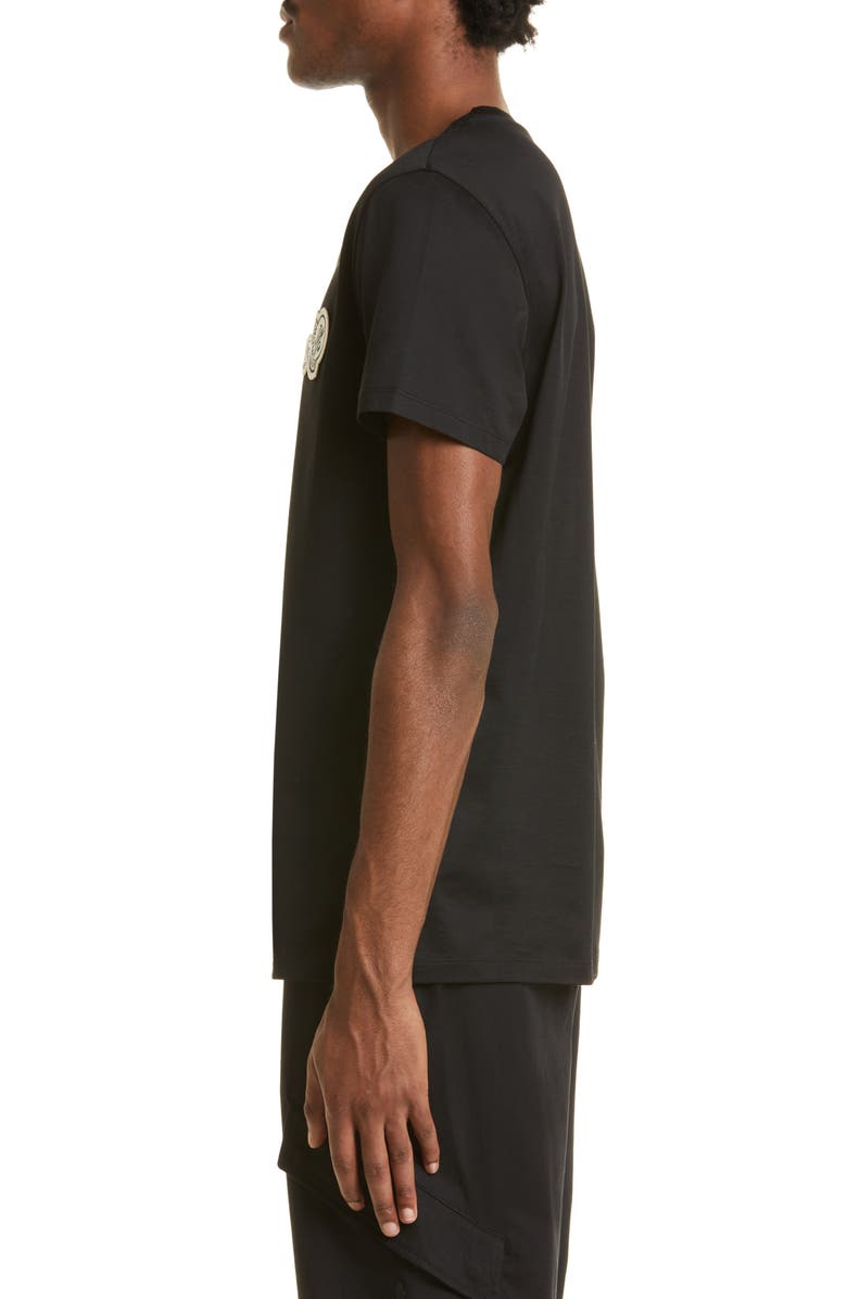 Moncler Double Logo Patch T-Shirt, Alternate, color, 