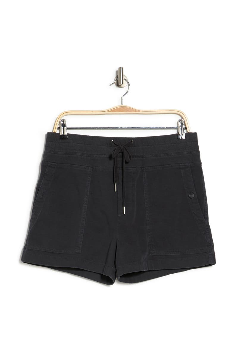 James Perse Drawstring Patch Pocket Shorts, Alternate, color,