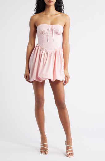 Princess Polly Melaina Strapless Bubble Hem Minidress