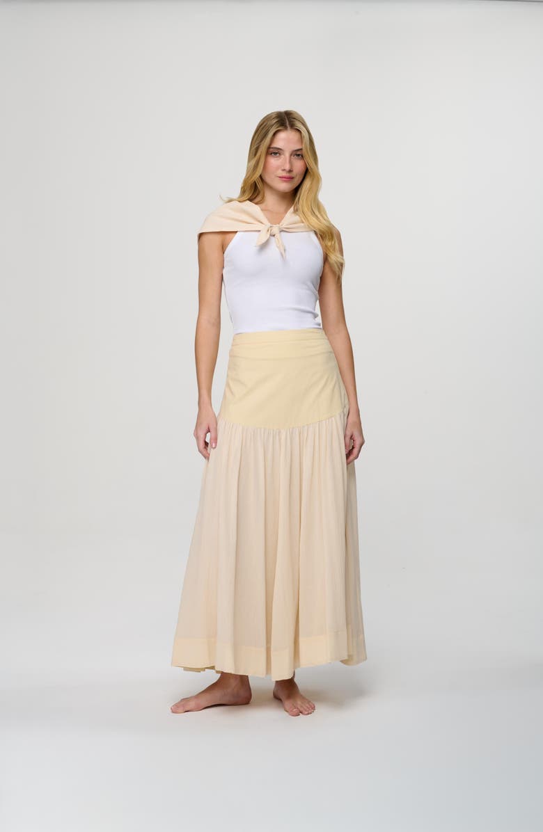 By Tess Collection Gemma Skirt, Alternate, color, Buttercream