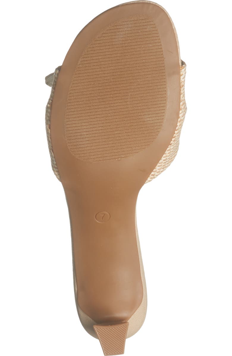 Reaction Kenneth Cole Bahama Tie Heel Sandal, Alternate, color, Natural/ Natural