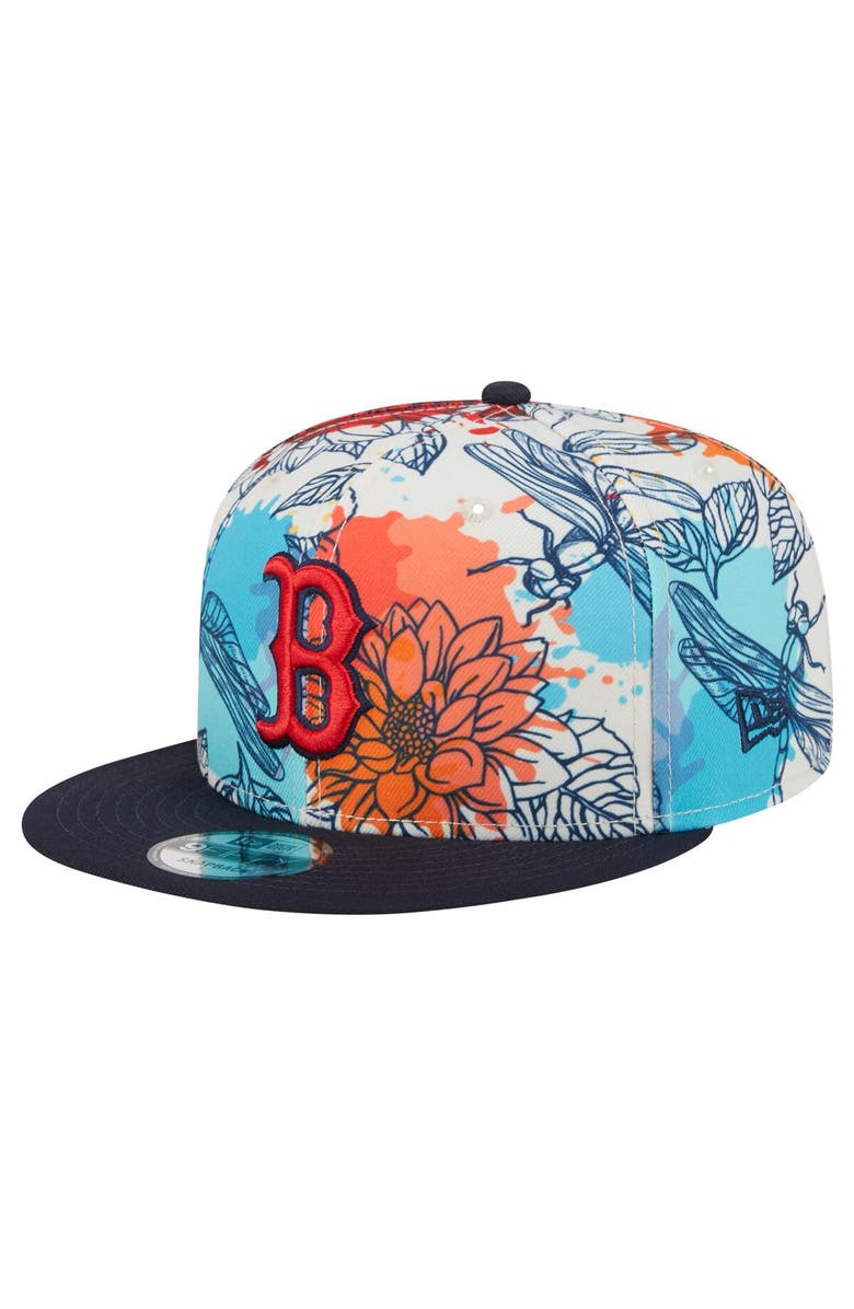 New Era Men's New Era Navy Boston Red Sox Spring Training 9FIFTY Snapback Hat, Main, color, 
