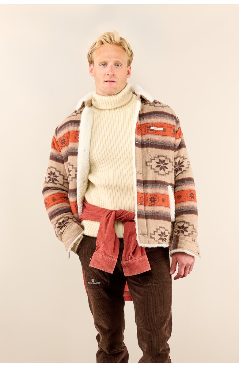 Amundsen Sports Harvester Akle Overshirt, Alternate, color, Khaki Akle