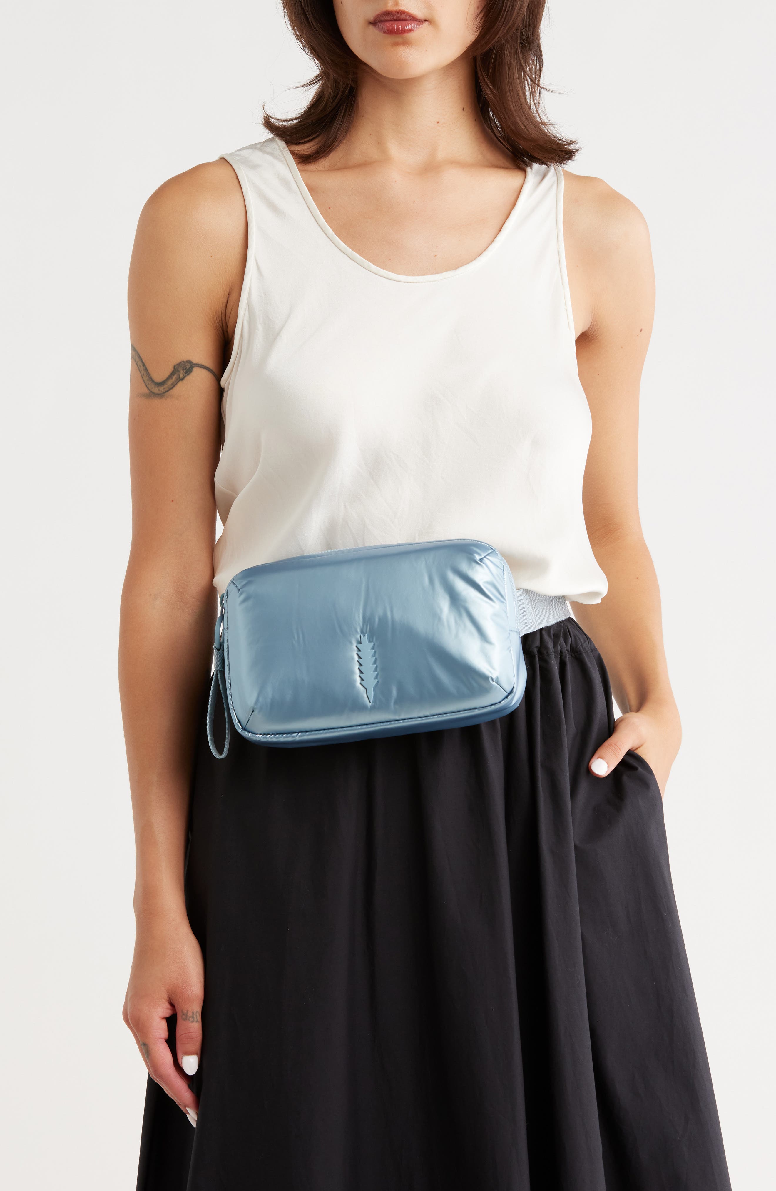 Thacker Edie Sling Phone Crossbody Bag, Alternate, color, Steel Blue