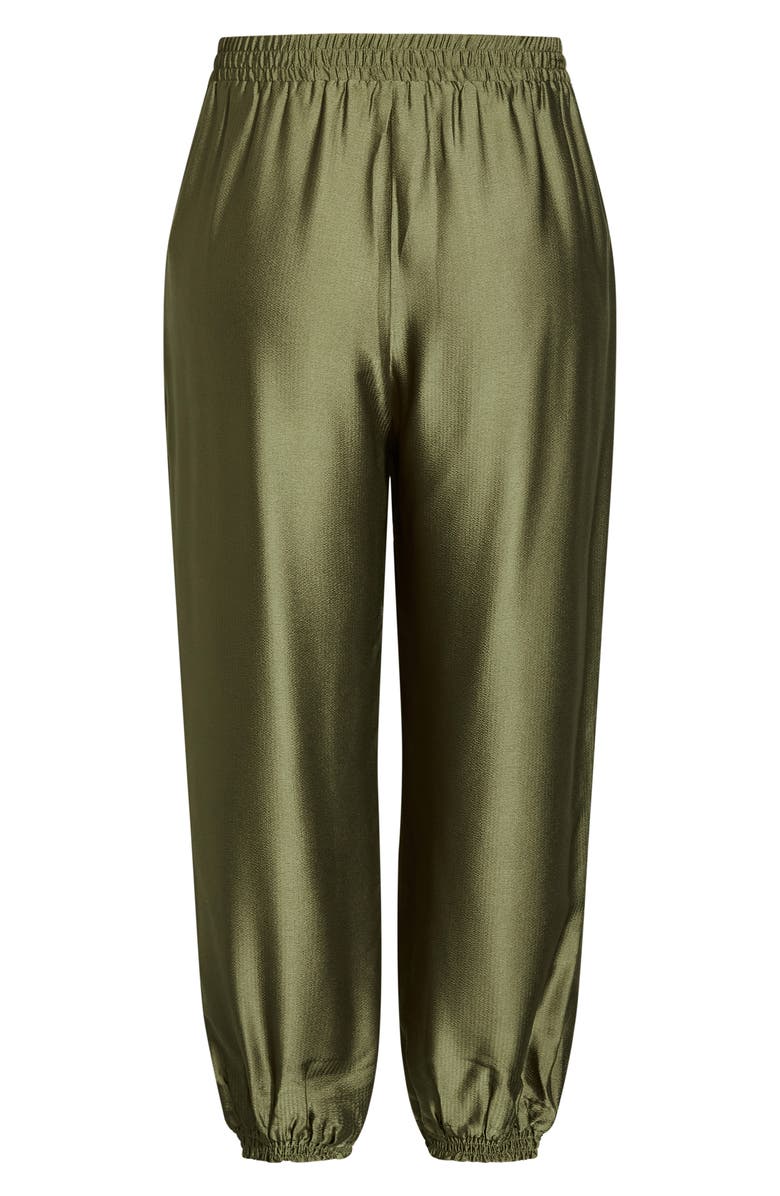City Chic Class Satin Joggers, Alternate, color, 