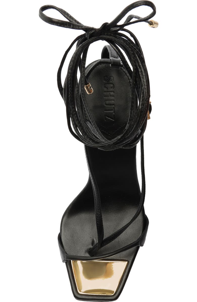 Schutz Vikki Ankle Tie Sandal, Alternate, color,