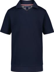 Tommy Hilfiger Kids' Rib Knit Johnny Collar Polo