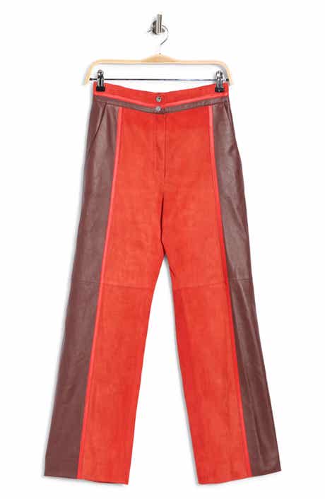 Longchamp Colorblock Leather Pants