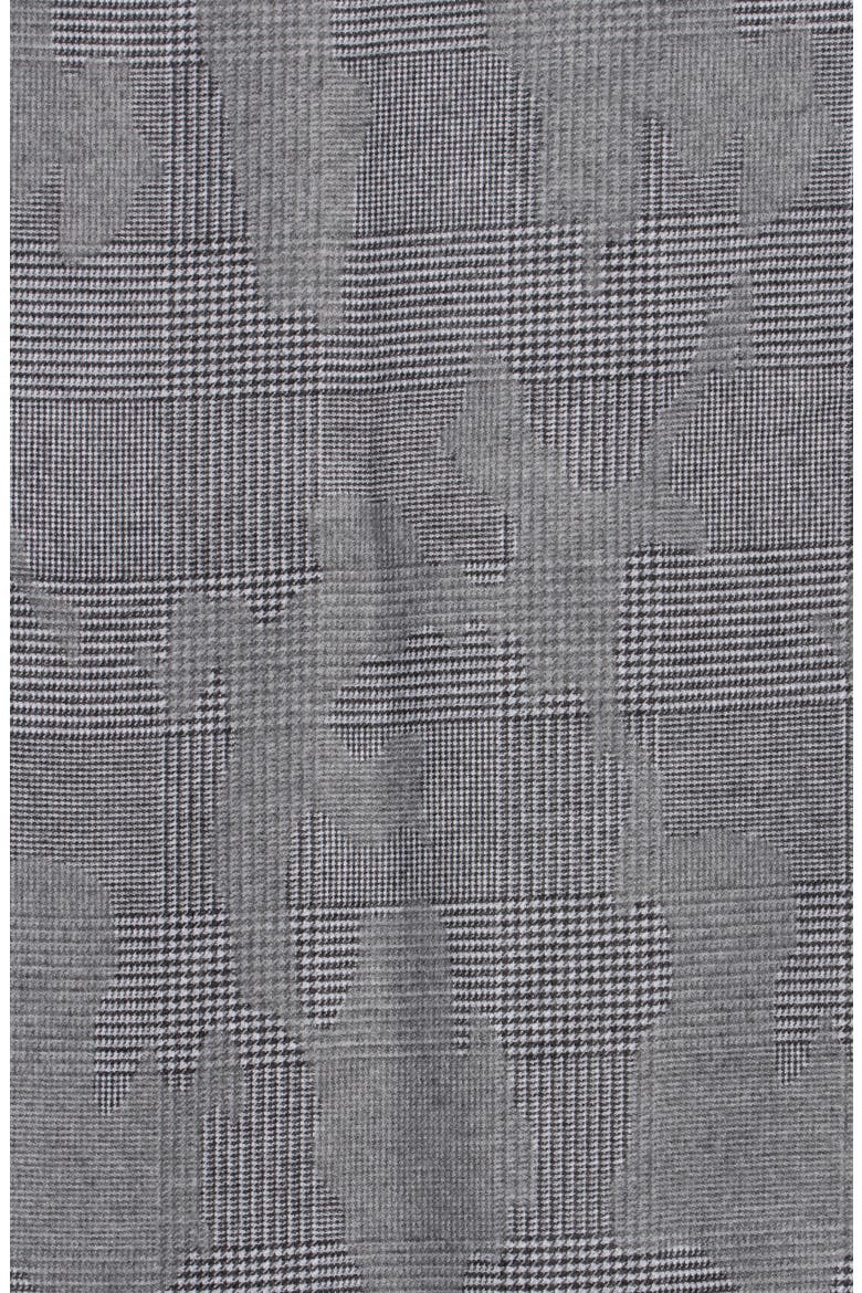 Houndstooth Scarf, Alternate, color, GREY