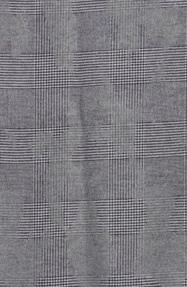 Ted Baker London Houndstooth Scarf, Alternate, color, Grey