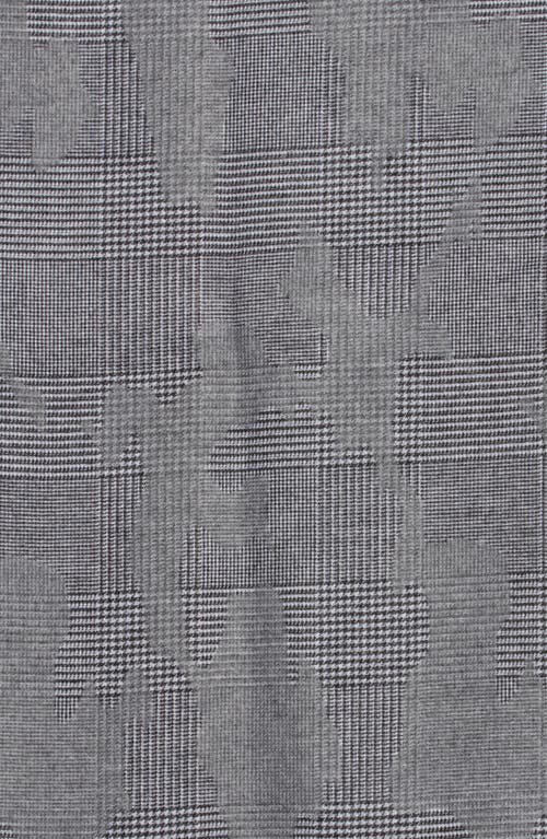 Ted Baker London Houndstooth Scarf In Gray