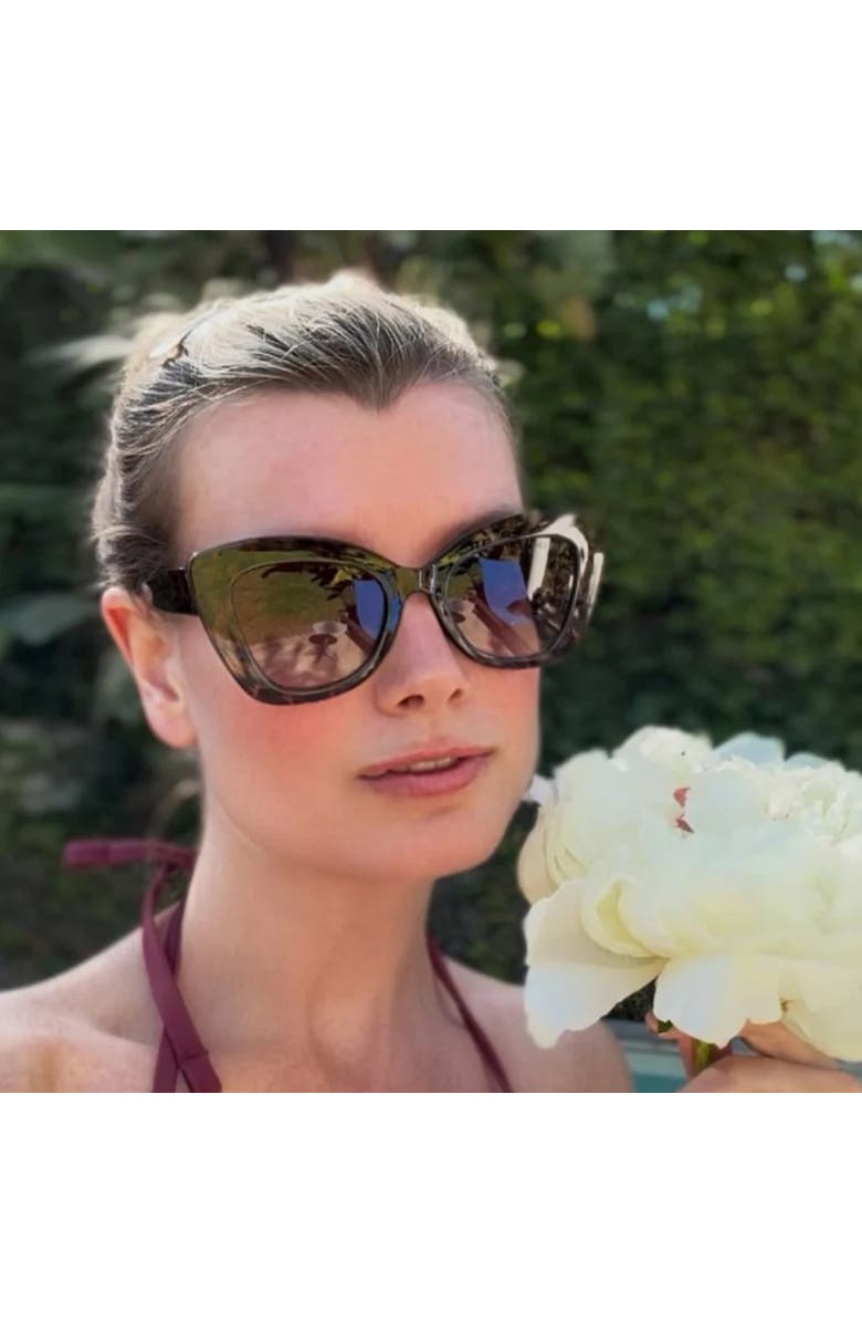 Velvet Eyewear Maya Sunglasses, Alternate, color, Rose Gold