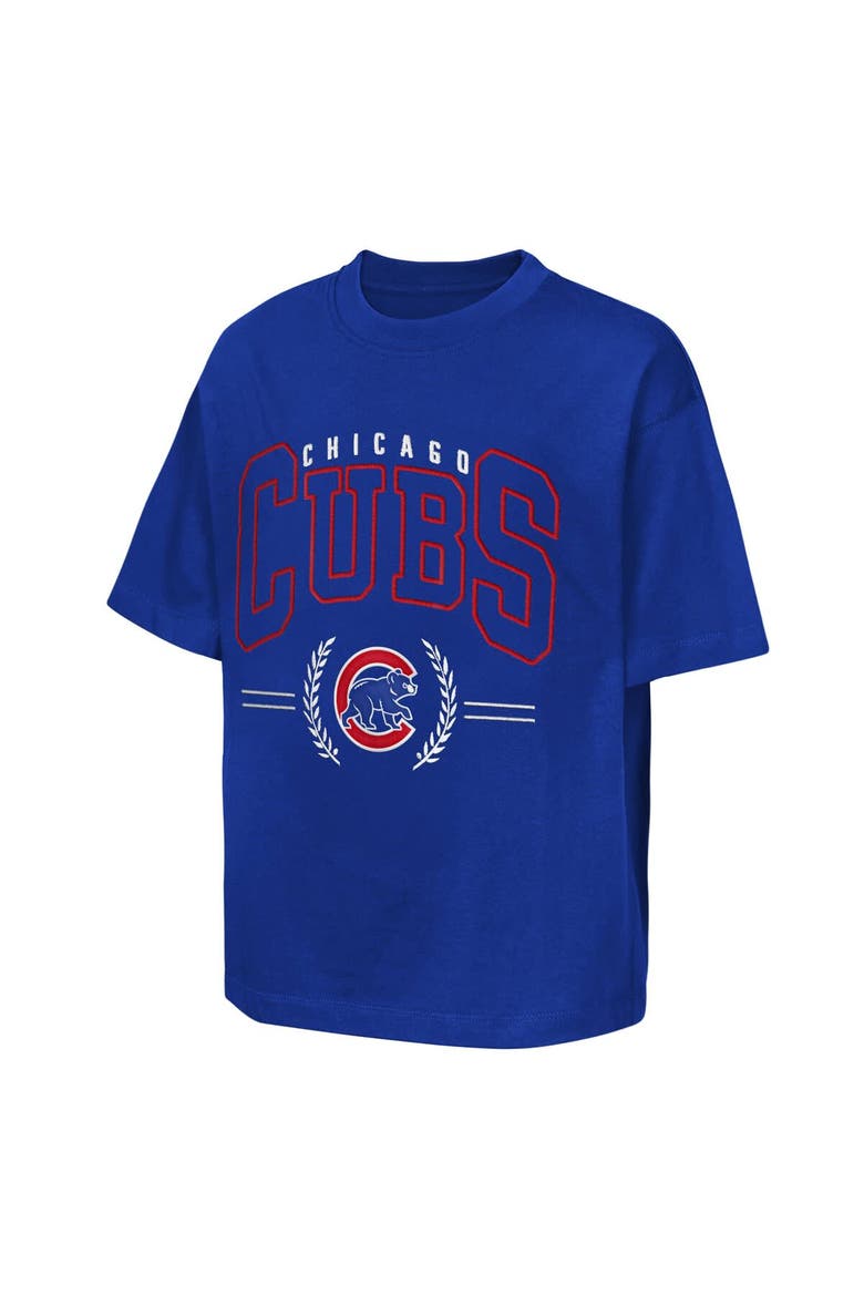 Youth Outerstuff  Royal Chicago Cubs Premium World Class T-Shirt, Alternate, color, Royal