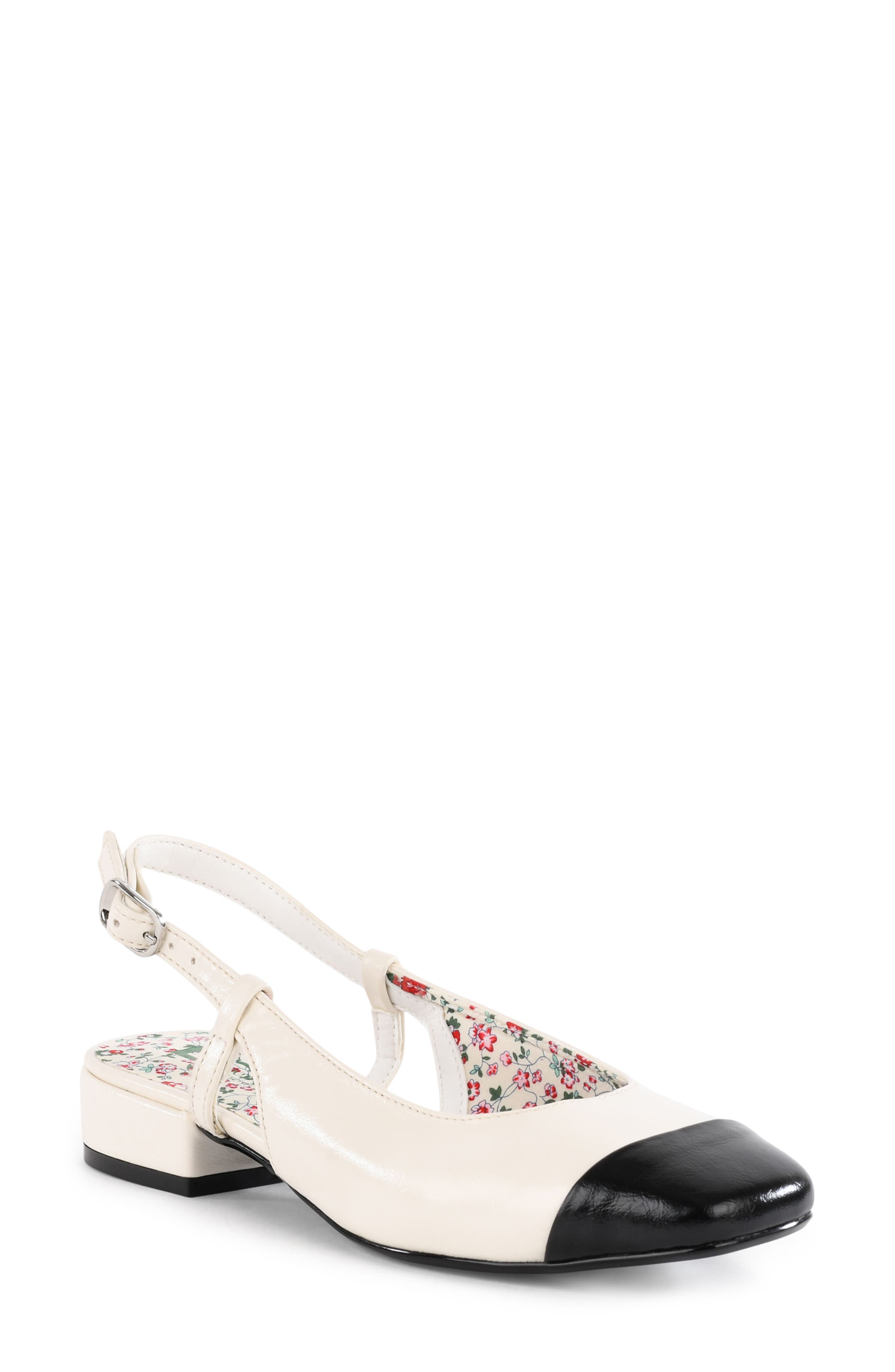 BC Footwear Dollface Slingback Pump, Main, color, Off White