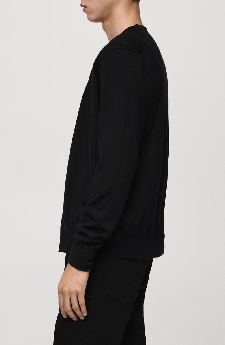 MANGO Merino Wool Polo Sweater, Alternate, color, 