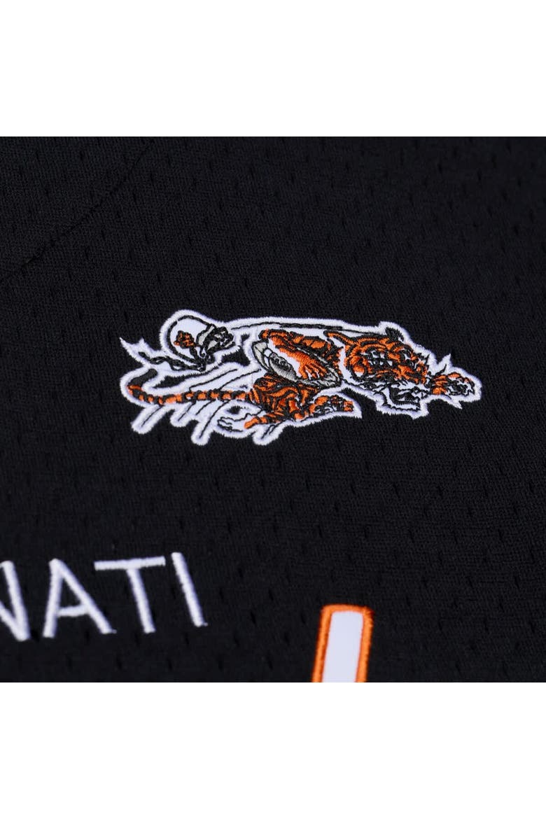 Men's Mitchell & Ness  Black Cincinnati Bengals Head Coach Mesh Full-Button Fashion Jersey, Alternate, color, Black