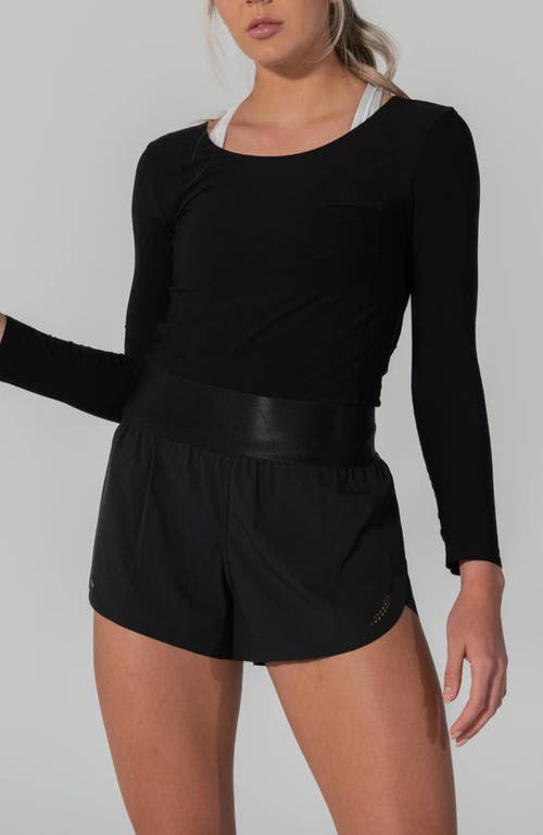 Avi Bounce-it Pickleball Long Sleeve In Black Beauty