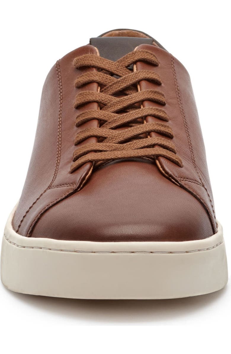 Vince Camuto Hallman Leather Sneaker, Alternate, color, Cognac 02