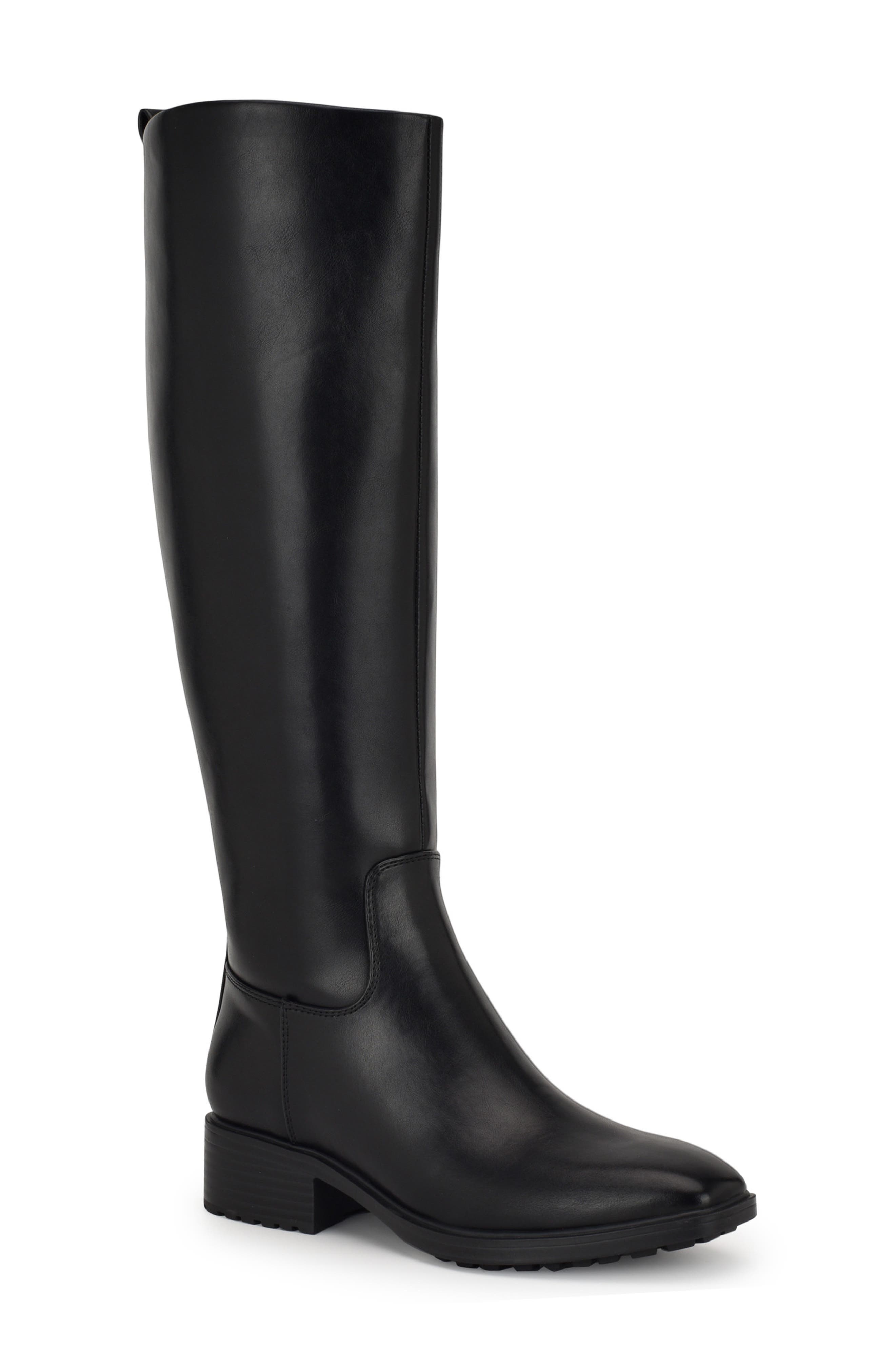Nine West Blondy Square Toe Knee High Boot
