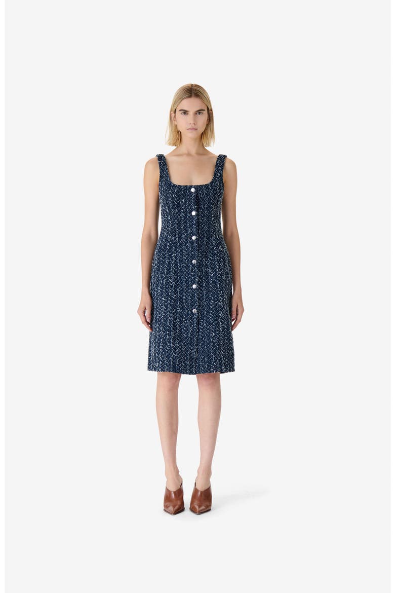 Vanina Denim Dress, Main, color, Denim Curl