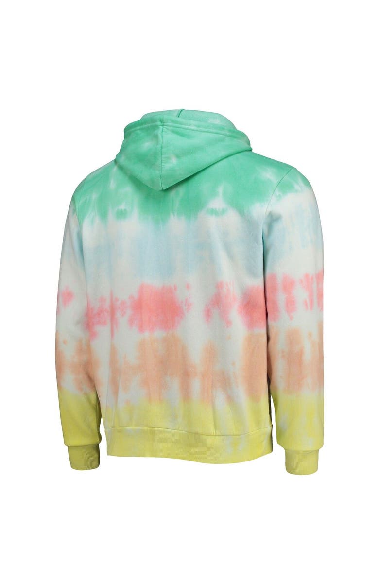 THE WILD COLLECTIVE Mint/Coral WNBA Logowoman Pride Pullover Hoodie, Alternate, color, Mint
