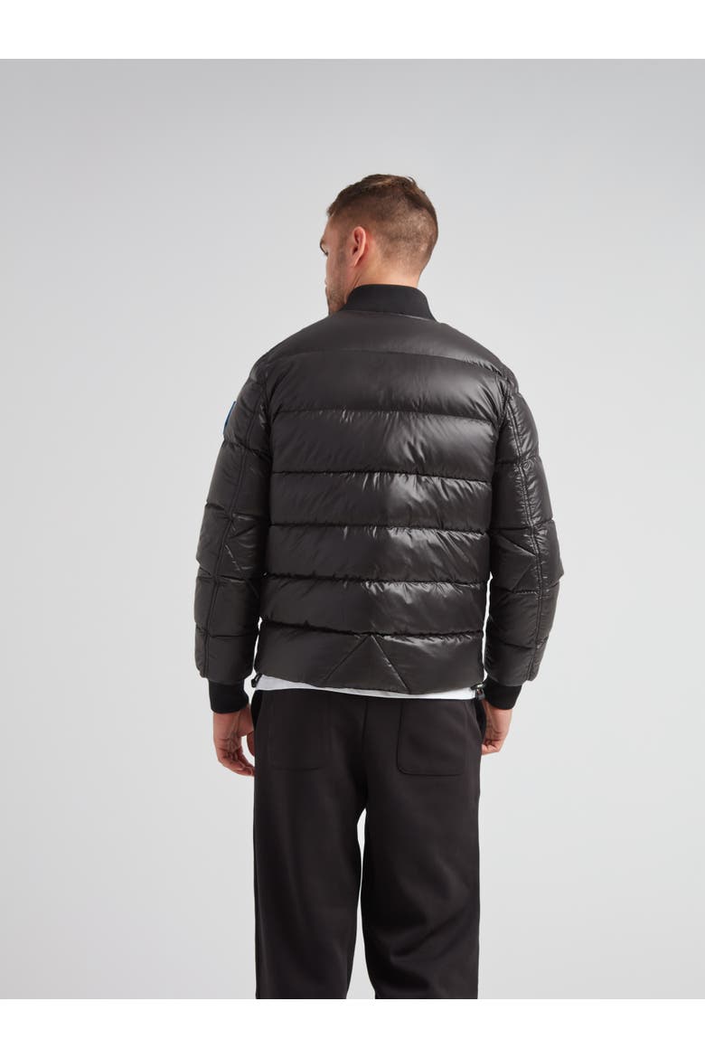 Vortex Long Sleeve Bomber Jacket, Alternate, color, BLACK