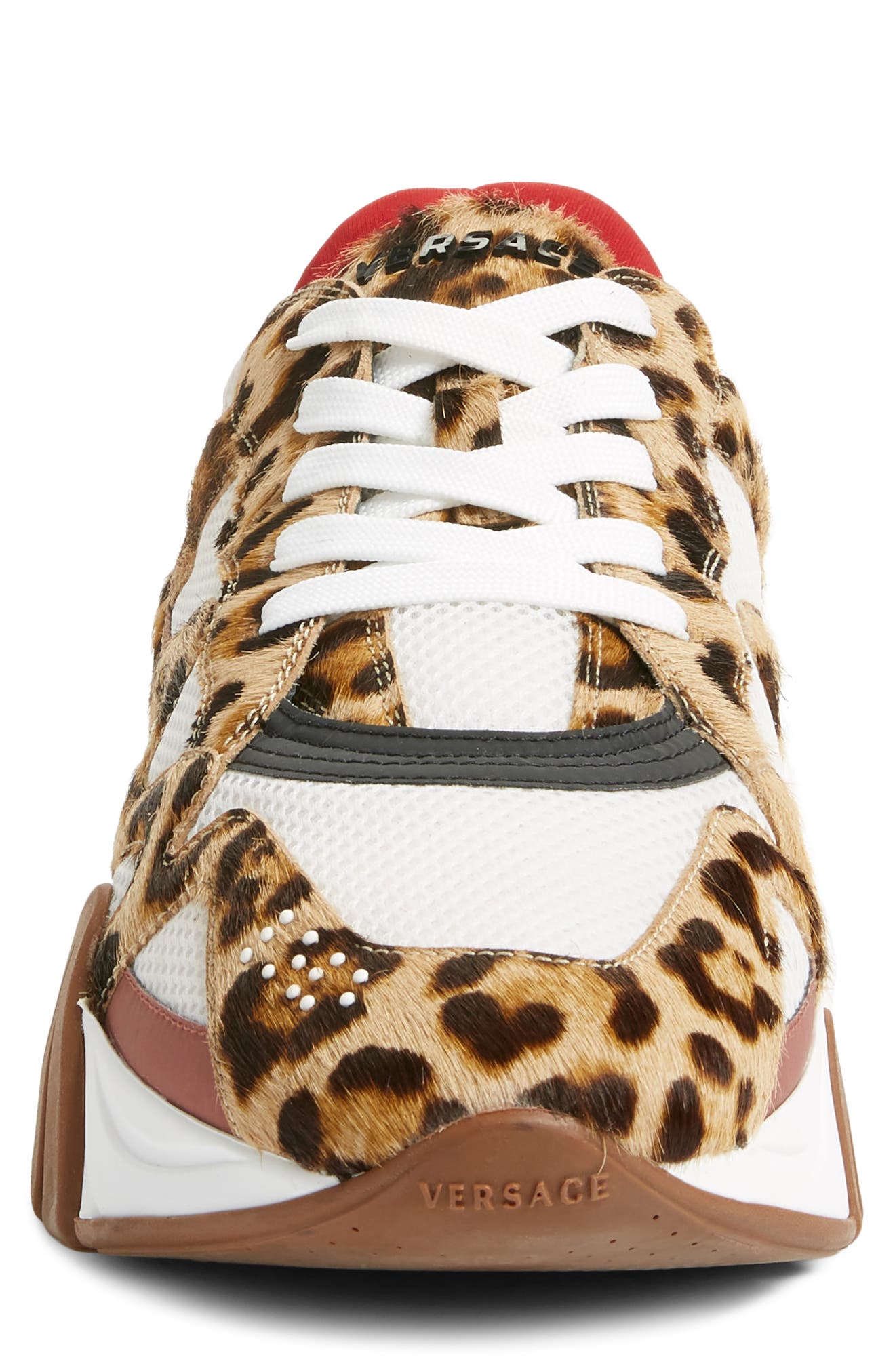 Versace Achilles Sneaker, Alternate, color, 