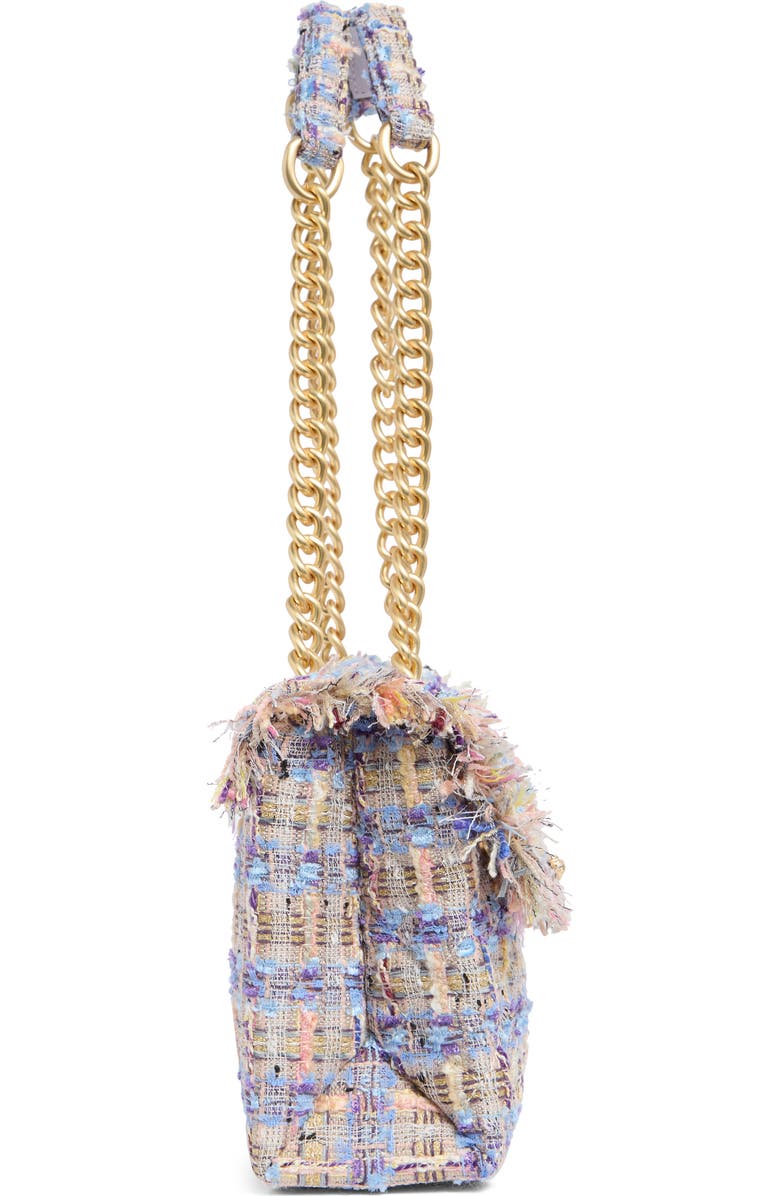 Kurt Geiger London Brixton Tweed Lock Bag, Alternate, color, Light/ Pastel Purple