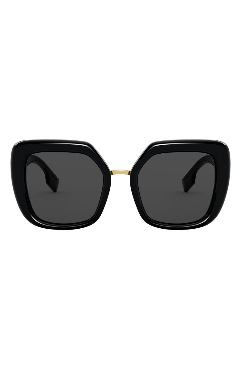 Burberry 53mm Square Sunglasses, Main, color,