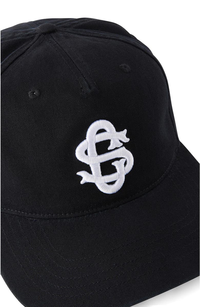 Cotton On Men's 5 Panel Hat, Alternate, color, Black Cs