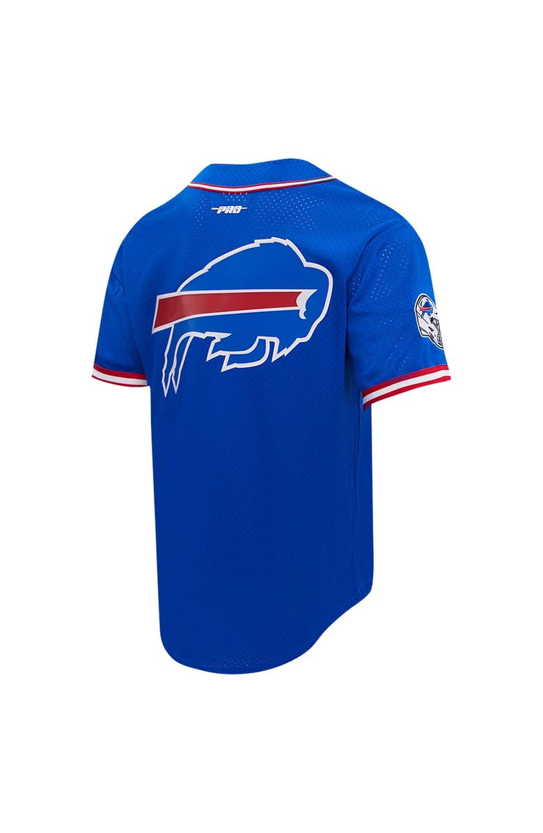 PRO STANDARD Men's Pro Standard Josh Allen Royal Buffalo Bills Mesh Button-Up Baseball Jersey, Alternate, color, Royal