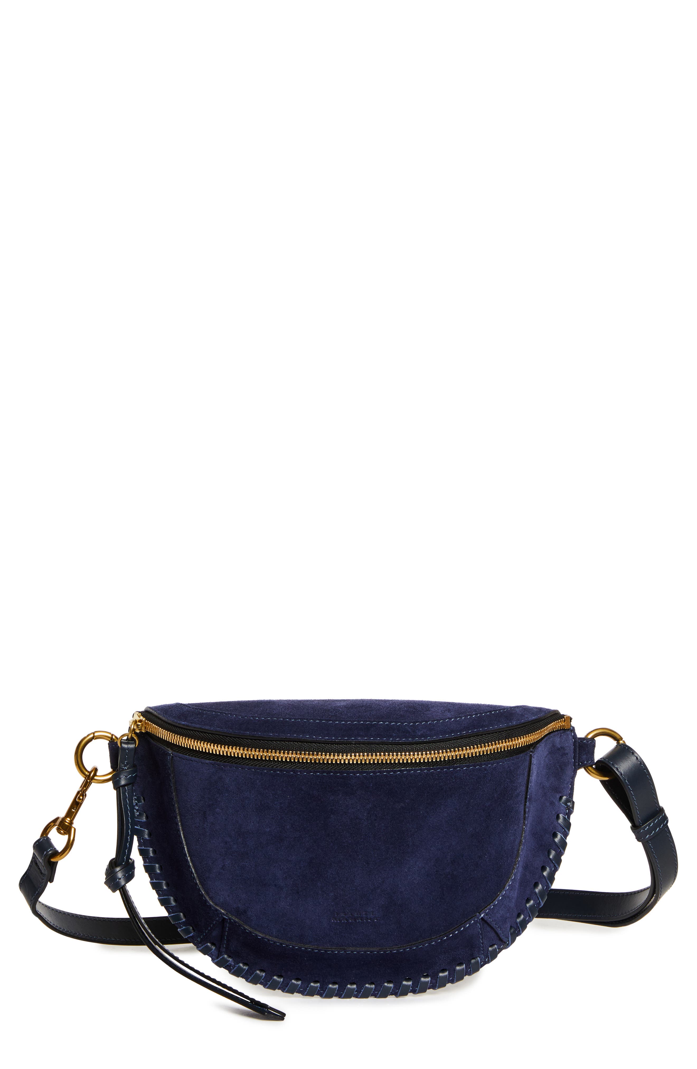 Isabel Marant Skano XO Capsule Suede Belt Bag, Main, color, 
