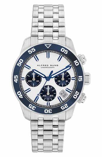Alfred Sung Chronograph III Bracelet Strap Watch, 41mm