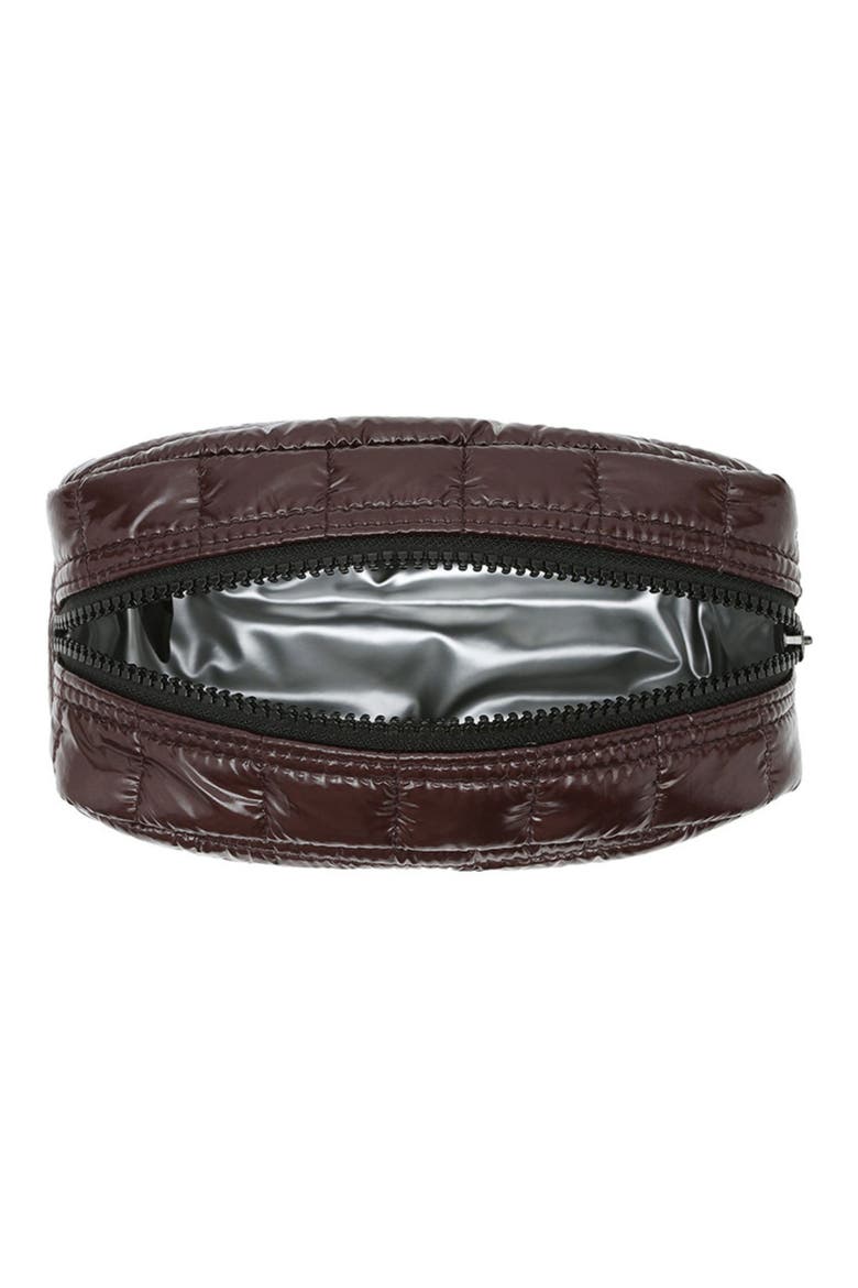 Touch-Up Carry All Essentials Pouch, Alternate, color, GLOSSY CHOCOLATE