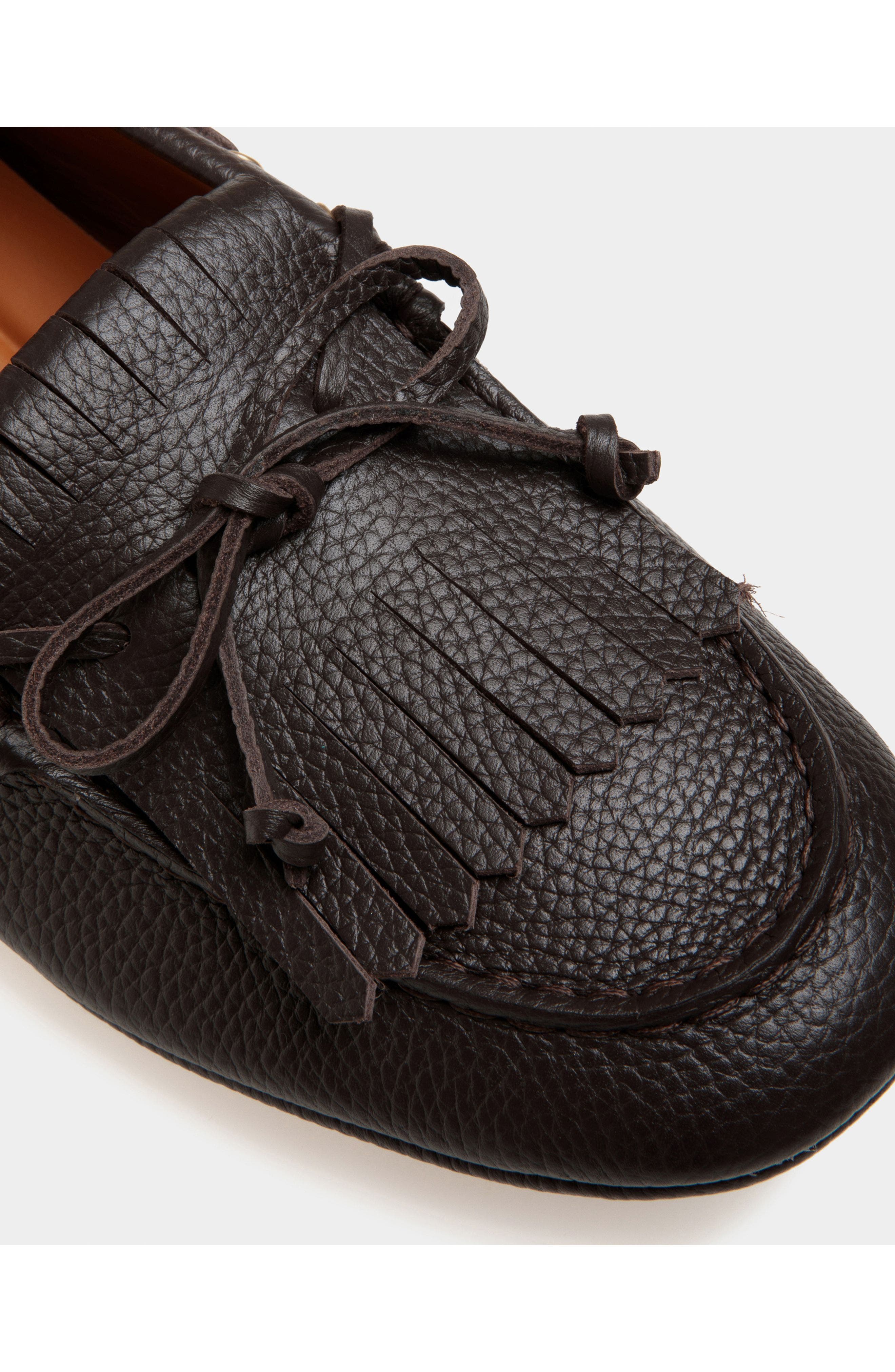 Bally Kerbs Driver In Grained Bovine Leather, Alternate, color, 