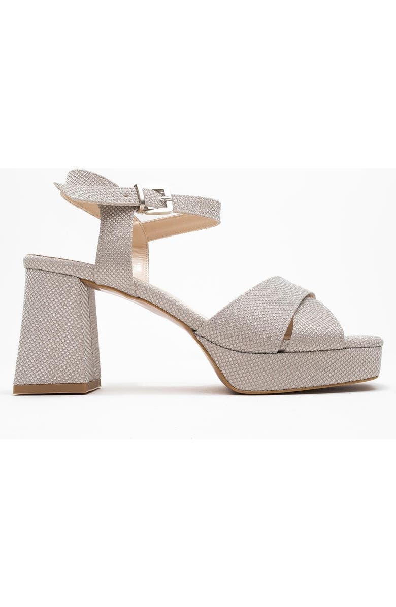 Prologue Shoes Lisbon Platform Block Heel Sandal, Alternate, color, Gold