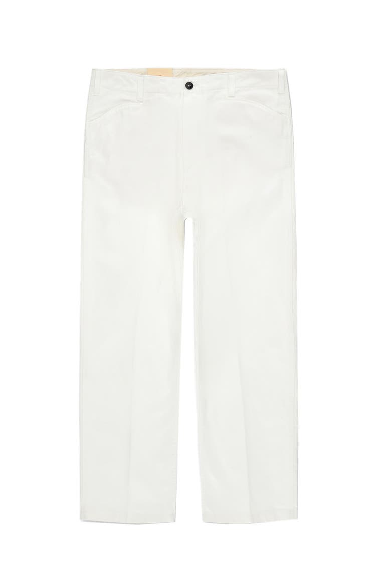 Ben Heavy Cotton Gabardine Chino Pants, Main, color, WHITE