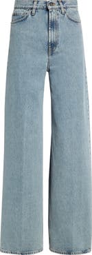 TOTEME Wide Leg Organic Cotton Jeans