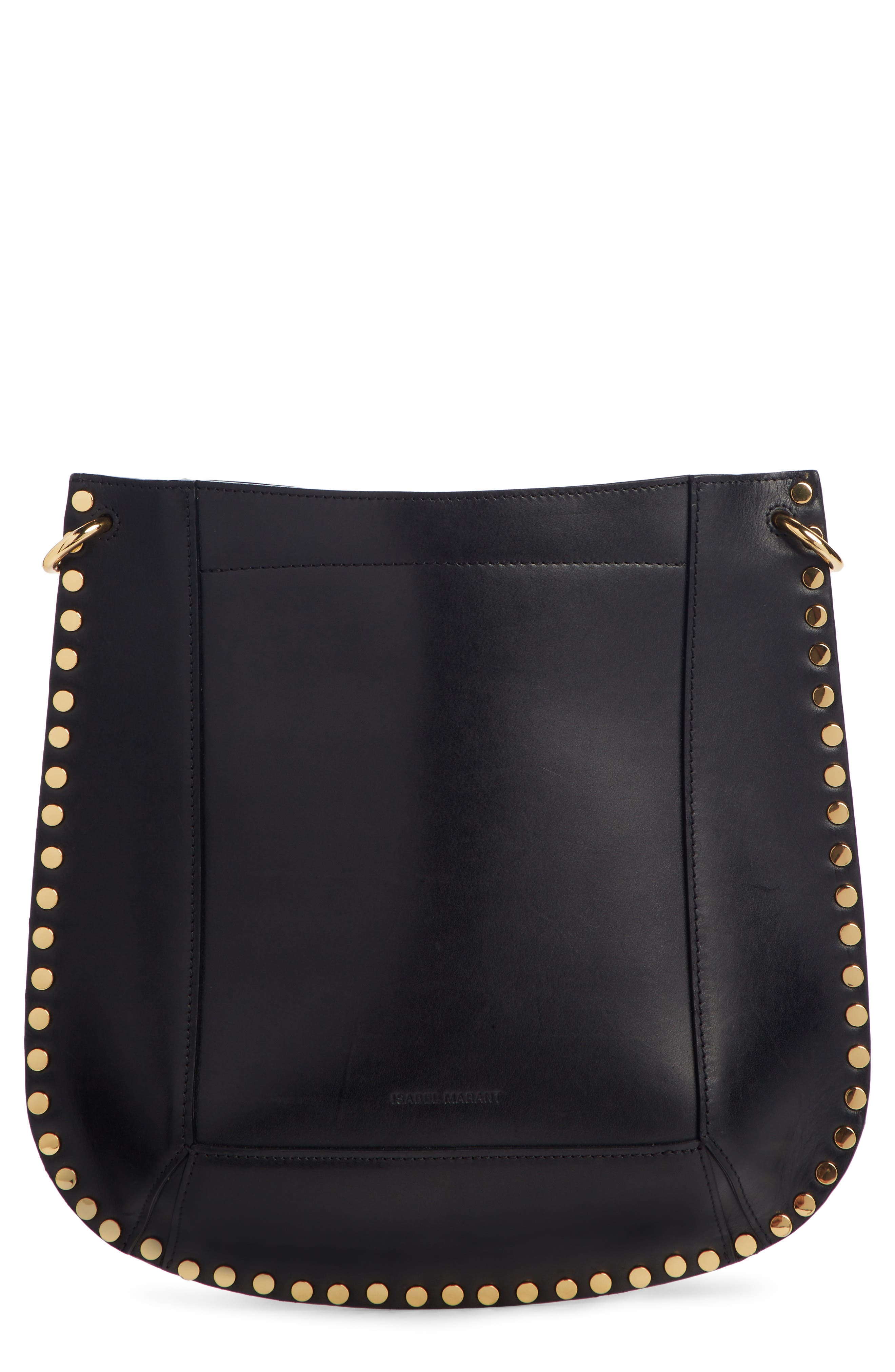 Isabel Marant Oskan New Leather Hobo, Main, color, 