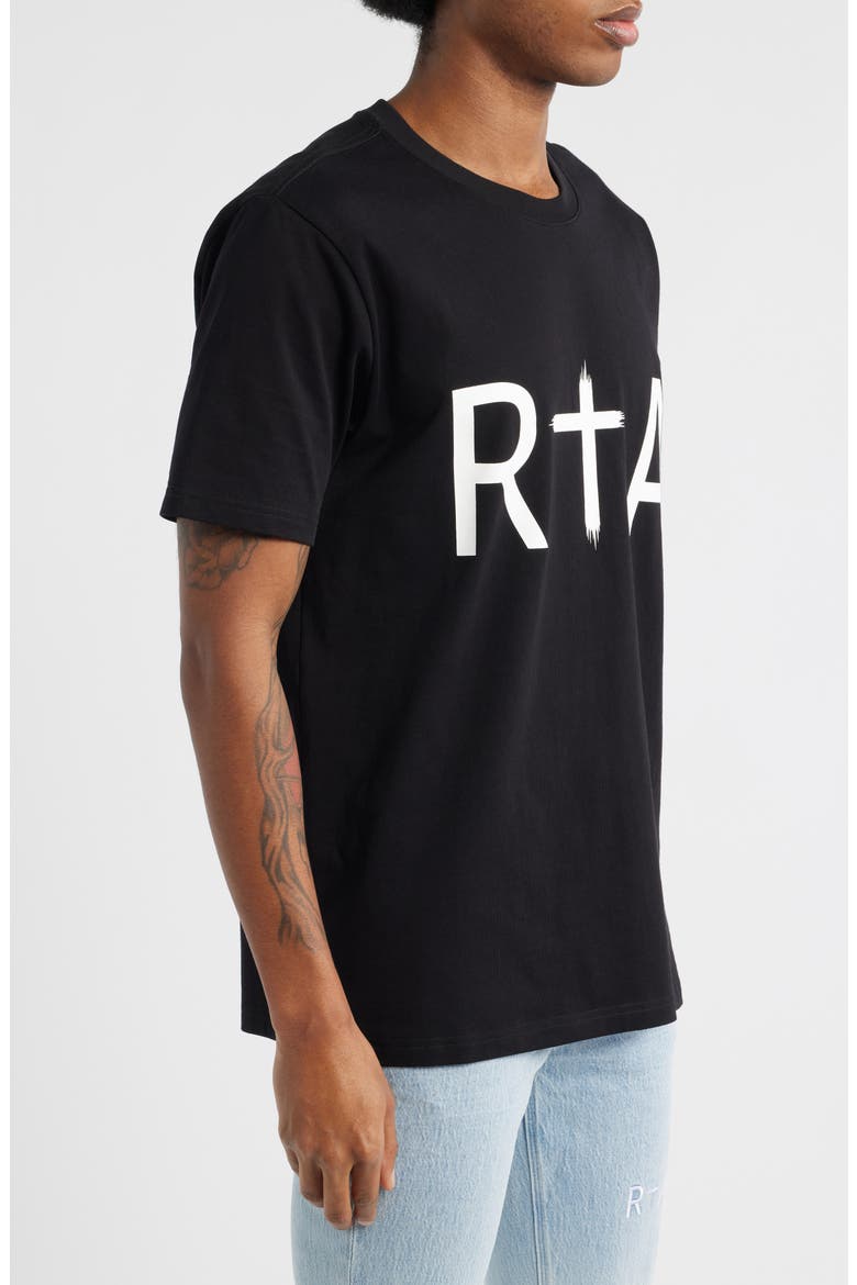 Liam Logo Graphic T-Shirt, Alternate, color, BLACK