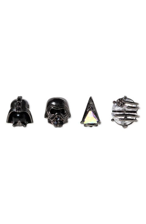 Star Wars™ Power of the Dark Side Set of 4 Mismatched Stud Earrings
