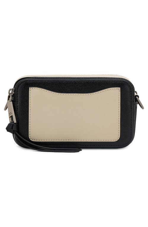 Marc Jacobs The Snapshot Leopard-print Calf Hair Cross-body Bag In Black