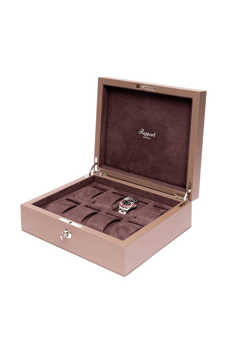 Rapport London VANTAGE EIGHT WATCH BOX, Alternate, color, Earth