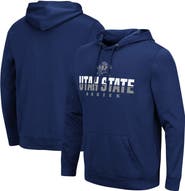 COLOSSEUM Men's Colosseum Navy Utah State Aggies Lantern Pullover Hoodie